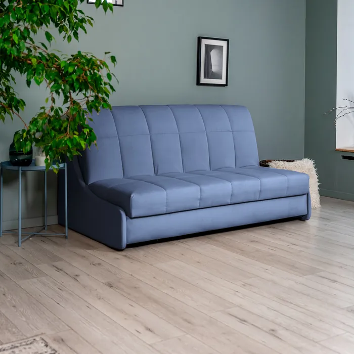 ТОКИО Складная кровать серо-синяя, 160 ППУ