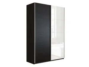 Прайм Белый Глянец Шкаф-купе двухдверный,  140х230, Коричневый