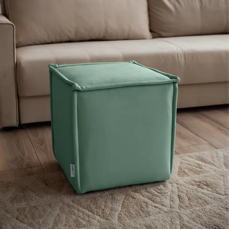 Маленькая радость Пуф квадратный мятный Маленькая радость Пуф квадратный мятный