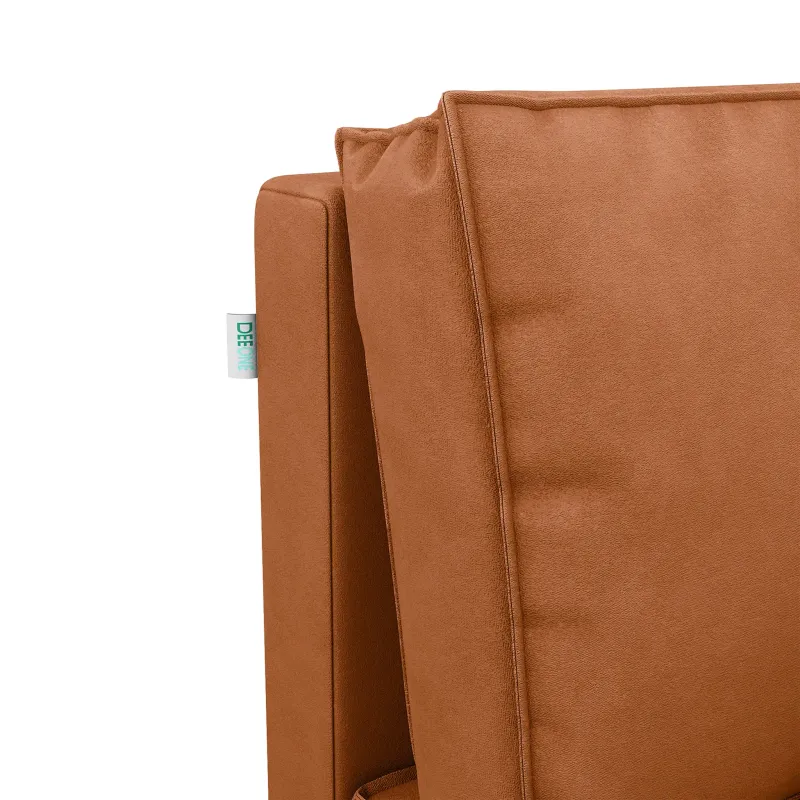 КОРСО ЛАЙТ Диван прямой терракотовый