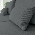 Корсо Лайт Диван угловой Cilium графитовый