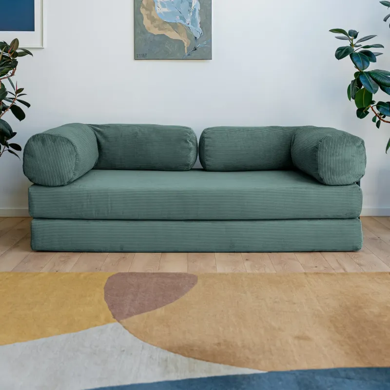 ПОЛЕЗНАЯ ПРИВЫЧКА Диван прямой, изумрудный