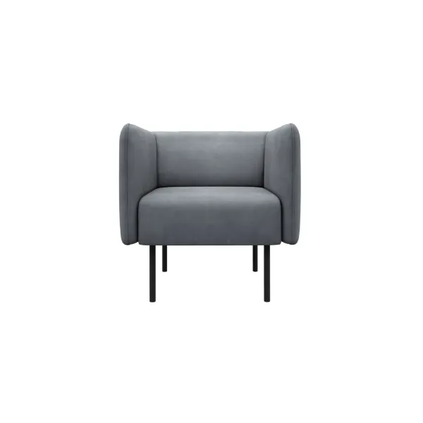 РИО Кресло тканевое светло-серое