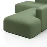 НОВЫЕ ЭМОЦИИ Диван угловой, темно-зеленый