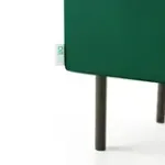 Маленькая радость Пуф прямоугольный на ножках, зеленый