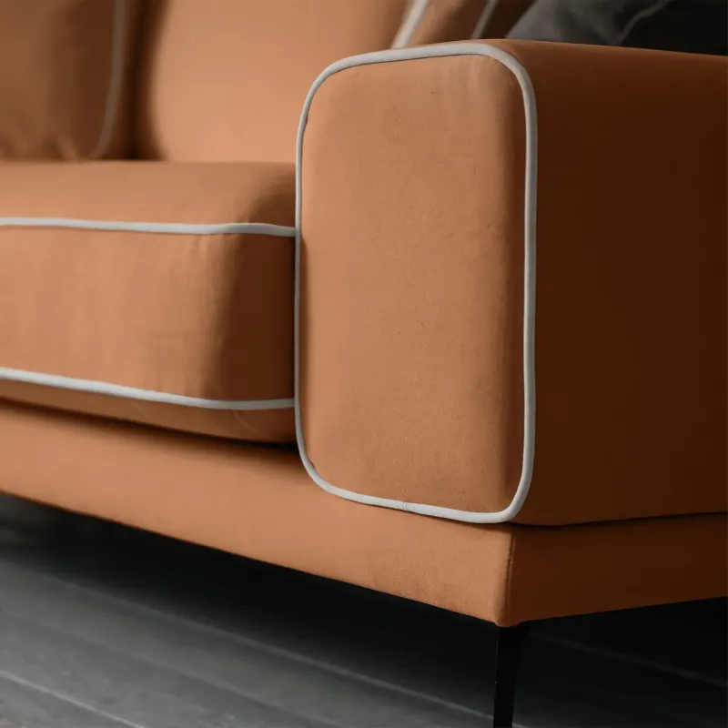 Солнечное побережье Диван угловой, персиковый Солнечное побережье Диван угловой, персиковый