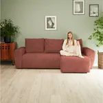 ФОРМУЛА УЮТА Диван угловой, терракотовый