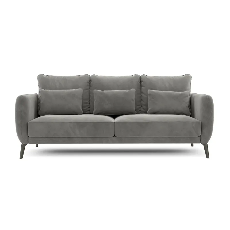 СЧАСТЛИВЫЙ ДЕНЬ Диван прямой, серый СЧАСТЛИВЫЙ ДЕНЬ Диван прямой, серый