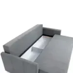 РИМИНИ Диван прямой светло-серый