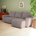 ФОРМУЛА УЮТА Диван угловой, серо-коричневый