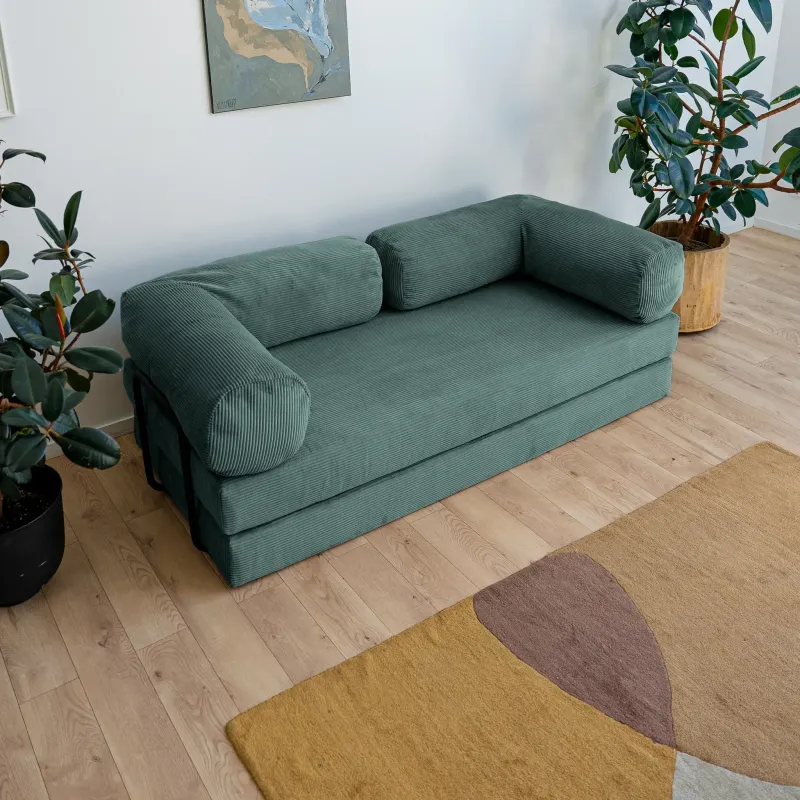 ПОЛЕЗНАЯ ПРИВЫЧКА Диван прямой, изумрудный