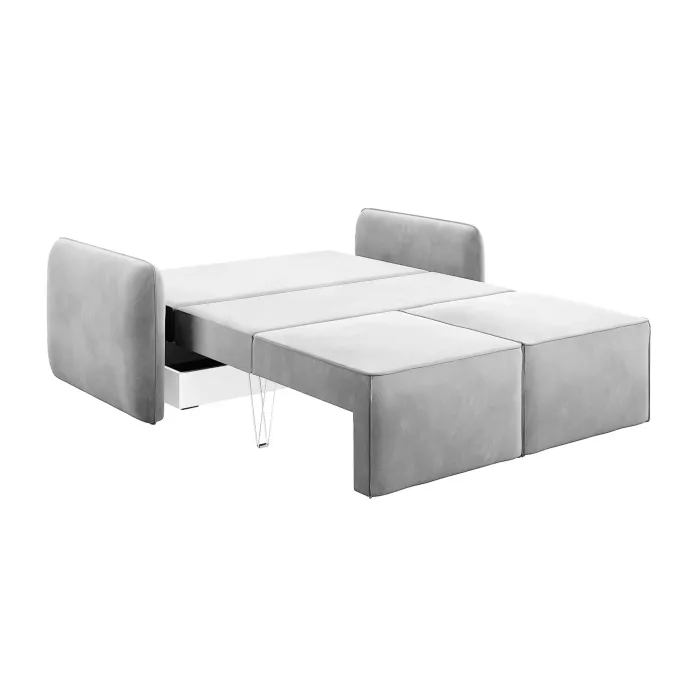 ПОРТЛЕНД МИНИ 130 Диван прямой светло-серый