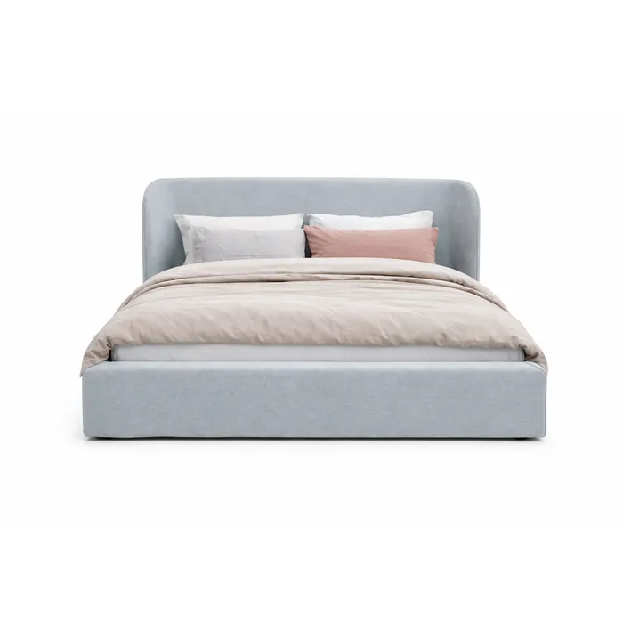 МЯГКОЕ ОБЛАКО Двухспальная кровать, серая