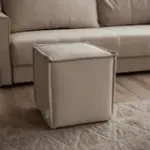 Маленькая радость Пуф квадратный бежевый