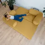 ПОЛЕЗНАЯ ПРИВЫЧКА Диван прямой, горчичный