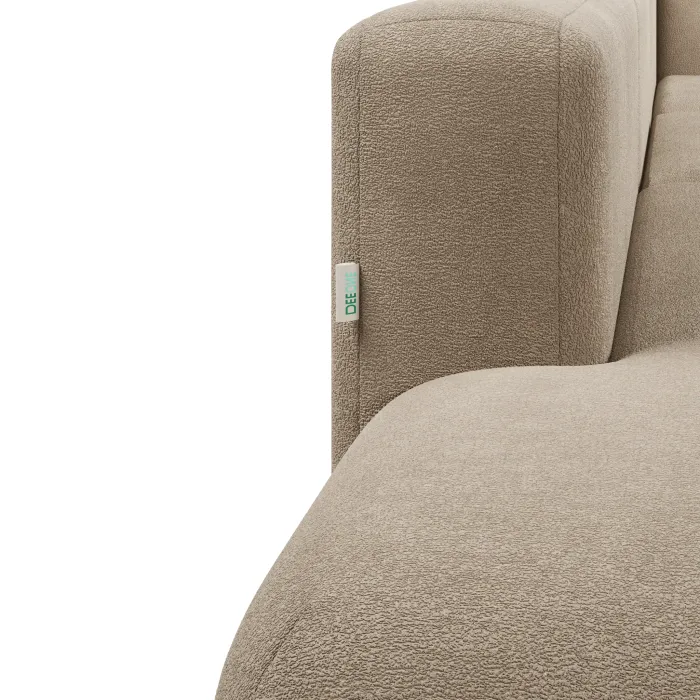 НОВЫЕ ЭМОЦИИ Диван прямой, латте, банкетка слева