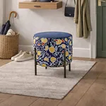 Маленькая радость Пуф круглый на ножках, синий Fiori