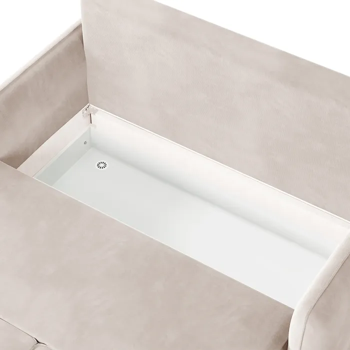 ПОРТЛЕНД МИНИ 130 Диван прямой светло-бежевый