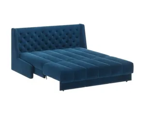 РИЧМОНД Кровать-диван прямой синий, 145