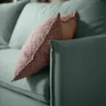 СКАНДИ Диван тканевый прямой мятный