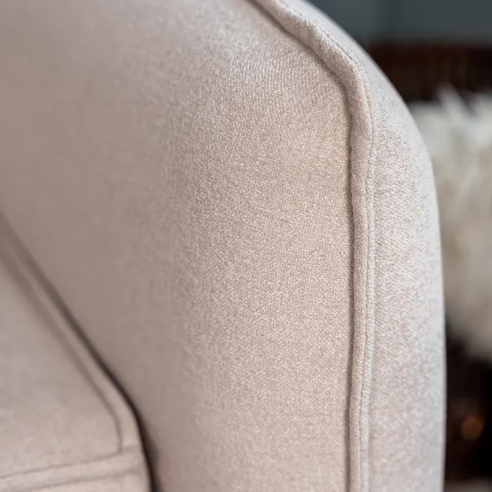 ПОРТЛЕНД Диван угловой светло-бежевый, букле