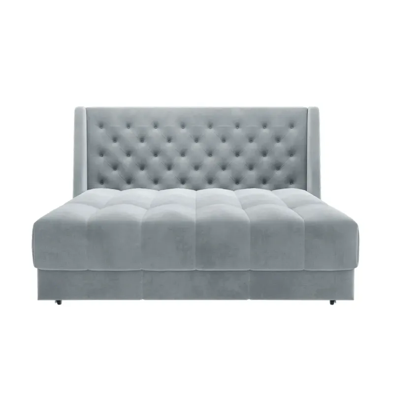 РИЧМОНД Складная кровать светло-серая, 160