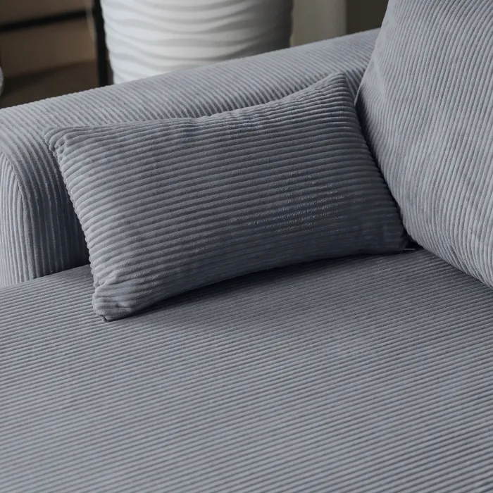 ДОЛГОЖДАННЫЙ ОТПУСК Диван угловой, серый