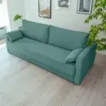 РИМИНИ Диван прямой Cilium изумрудный