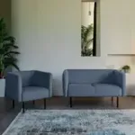 РИО Кресло тканевое синее