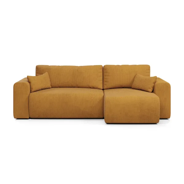 ДОЛГОЖДАННЫЙ ОТПУСК Диван угловой, горчичный