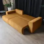 ДОЛГОЖДАННЫЙ ОТПУСК Диван угловой, горчичный