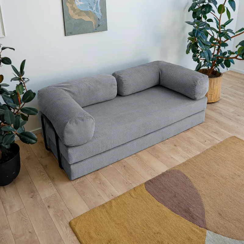 ПОЛЕЗНАЯ ПРИВЫЧКА Диван прямой, серый