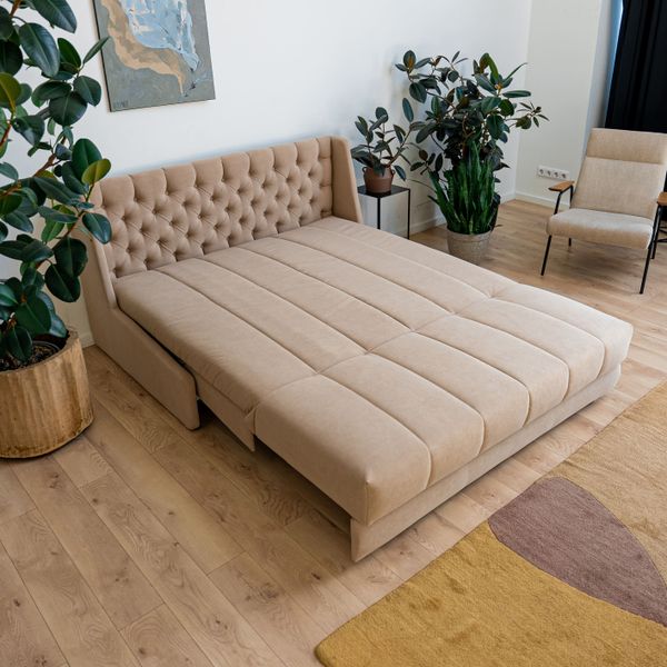 РИЧМОНД Складная кровать светло-бежевая, 160