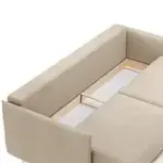 СКАНДИ Диван тканевый прямой бежевый