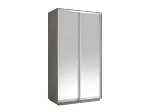 Хит Экспенс Шкаф-купе двухдверный с 2 зеркалами, 120х220, Серый