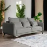 СЧАСТЛИВЫЙ ДЕНЬ Диван прямой, серый