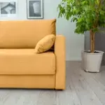 РИМИНИ Диван прямой Cilium горчичный