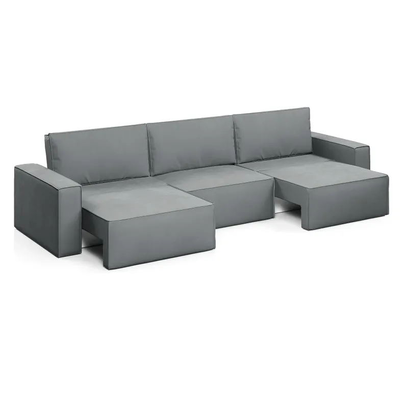 КОРСО XL Диван тканевый прямой серый КОРСО XL Диван тканевый прямой серый