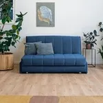 РИЧМОНД Складная кровать темно-синяя, 160