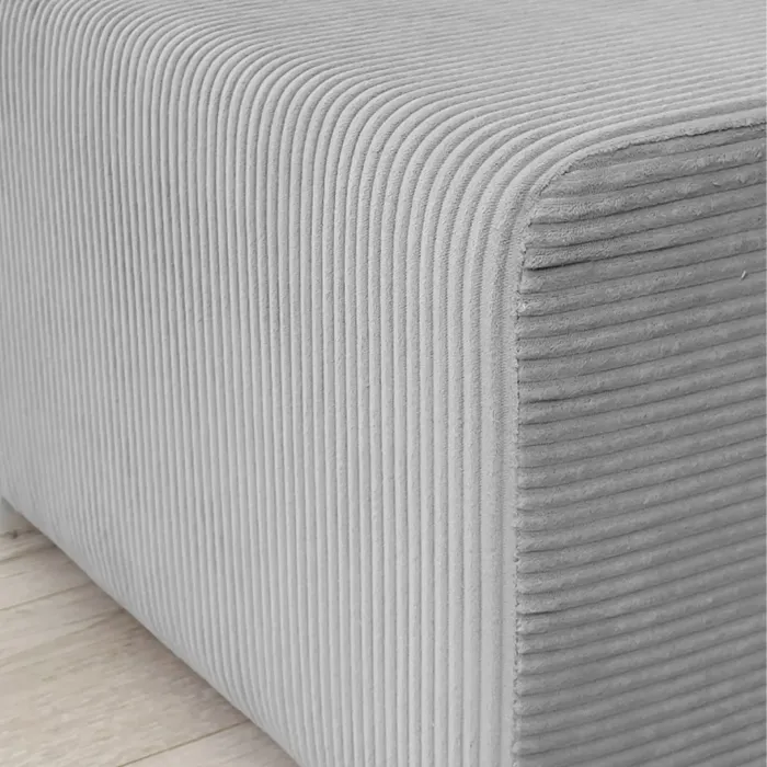 Корсо Лайт Диван угловой Cilium серый