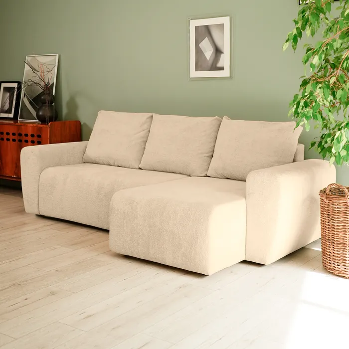 ФОРМУЛА УЮТА Диван угловой, бежевый