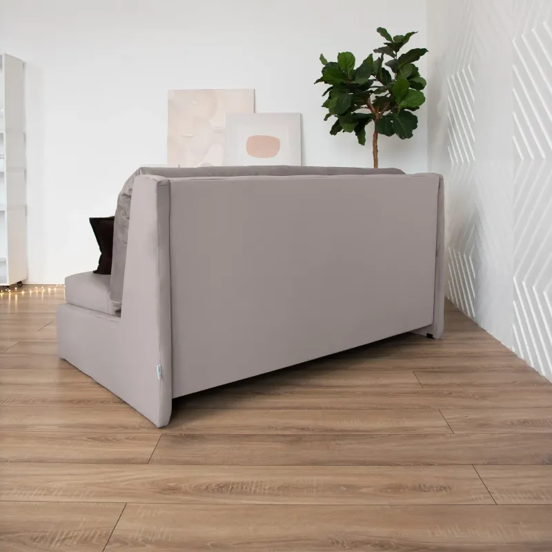 ВЕНЕЦИЯ Складная кровать серо-бежевая, 185