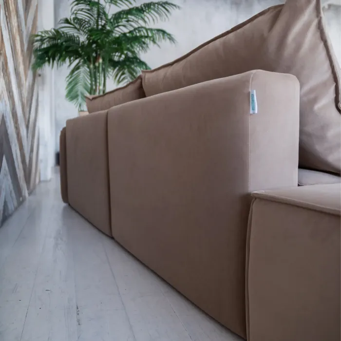 ПОРТЛЕНД Диван прямой с банкеткой бежевый