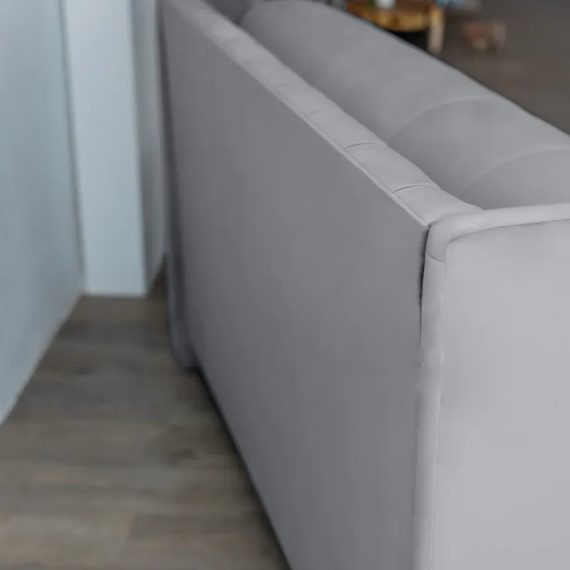 РИЧМОНД Складная кровать светло-серая, 185