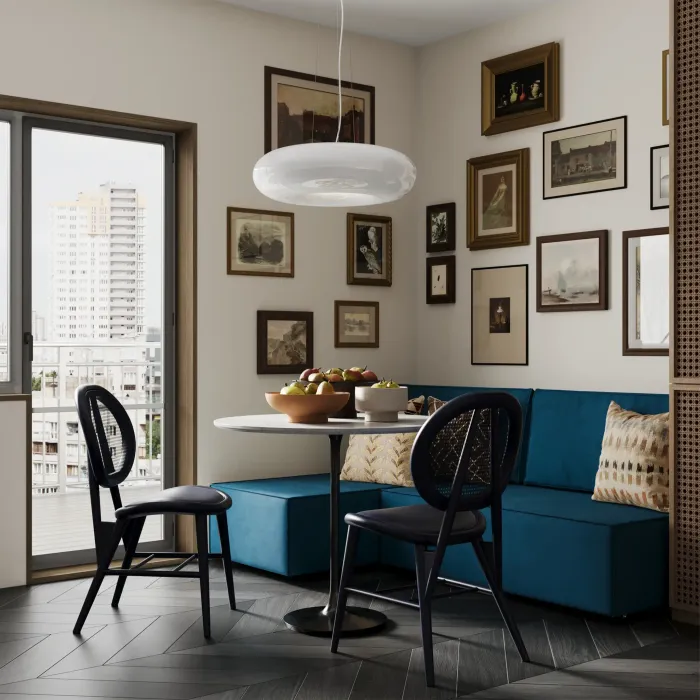 КОРСО ЛАЙТ Диван угловой, синий