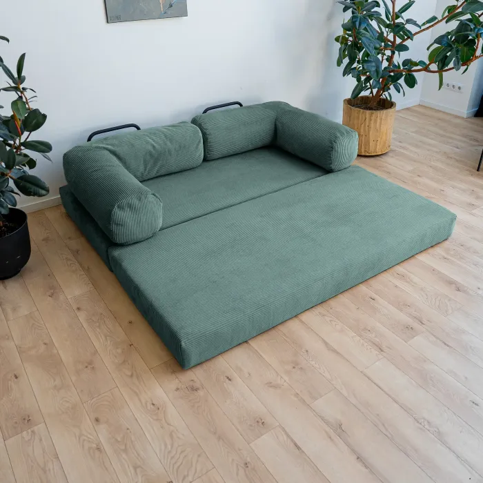 ПОЛЕЗНАЯ ПРИВЫЧКА Диван прямой, изумрудный