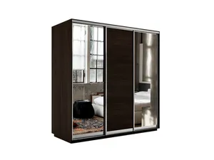 Медиум Шкаф-купе трехдверный с зеркалом, 180х220, Венге