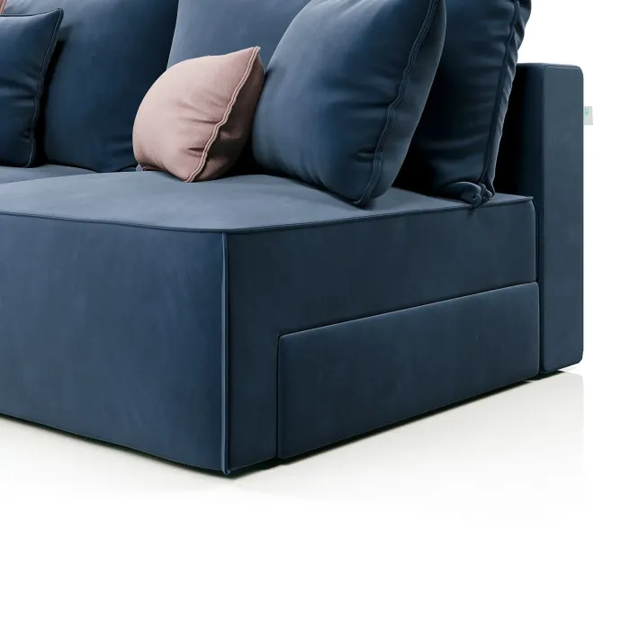 ПОРТЛЕНД Накладка для бельевого ящика, синяя