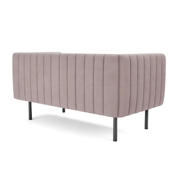 РИО Диван прямой розовый