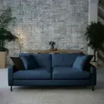 Хорошее настроение Диван прямой, сапфировый